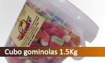 Cubo gominolas surtidas 1,5kg